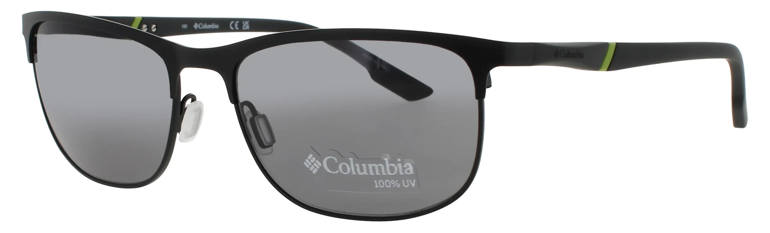 Columbia C117S 002 Sunglasses Satin Black 59mm Men