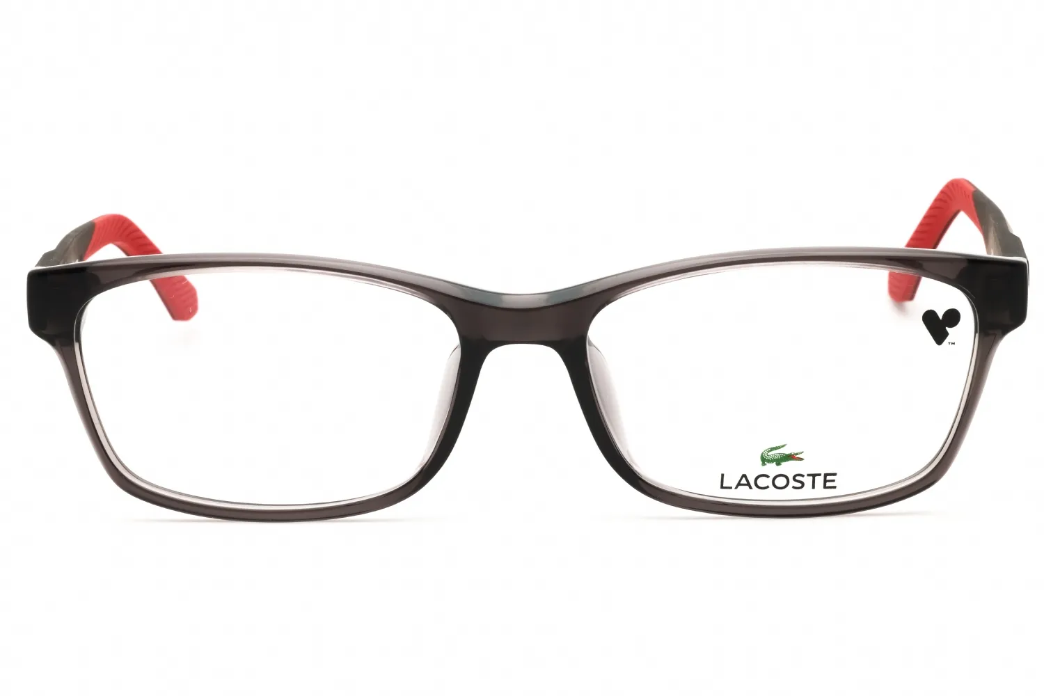 Lacoste L2894A 020 Eyeglasses Shiny Crystal Grey 55mm Men 2