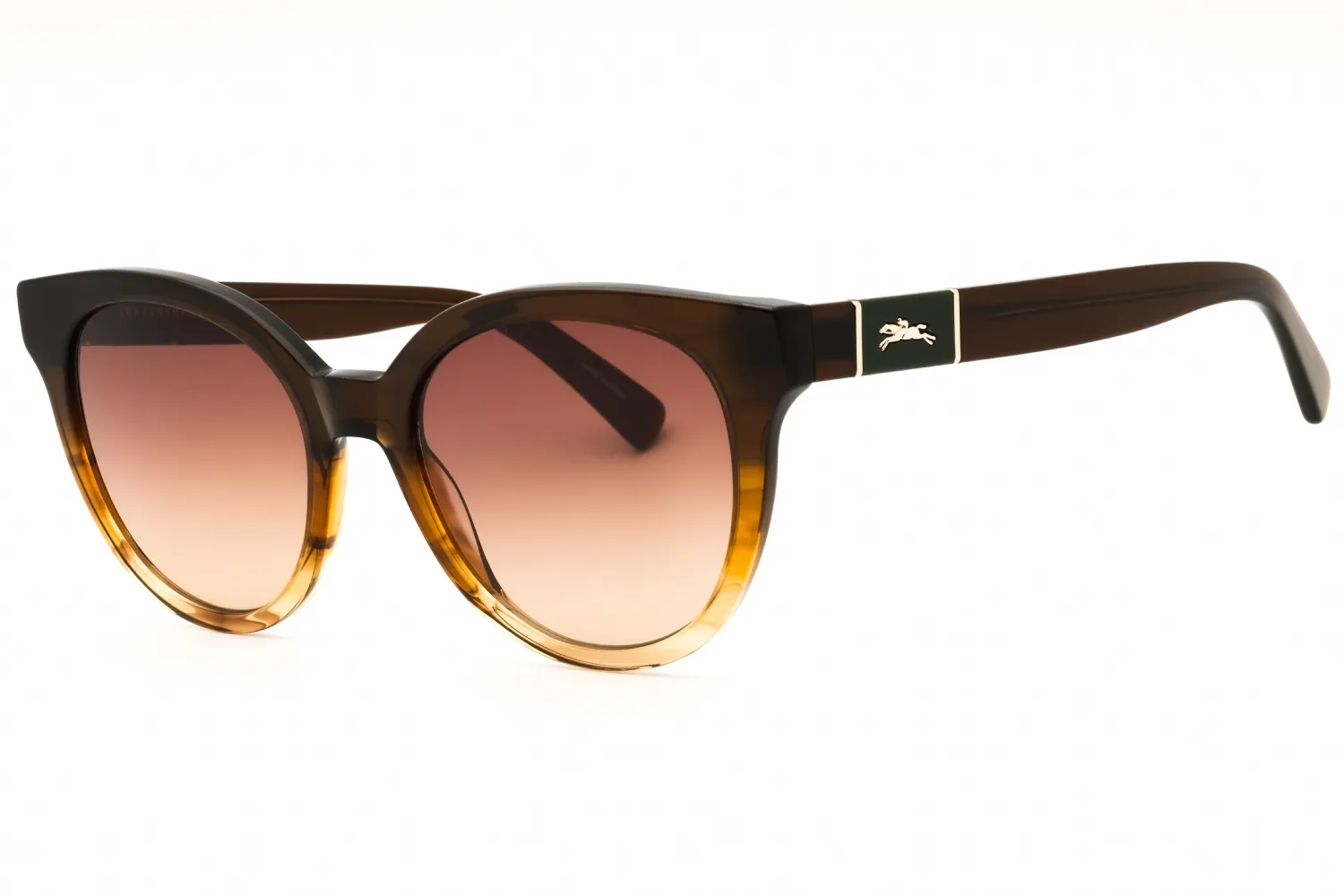 Longchamp LO697S 701 Sunglasses Striped Honey 53mm Women