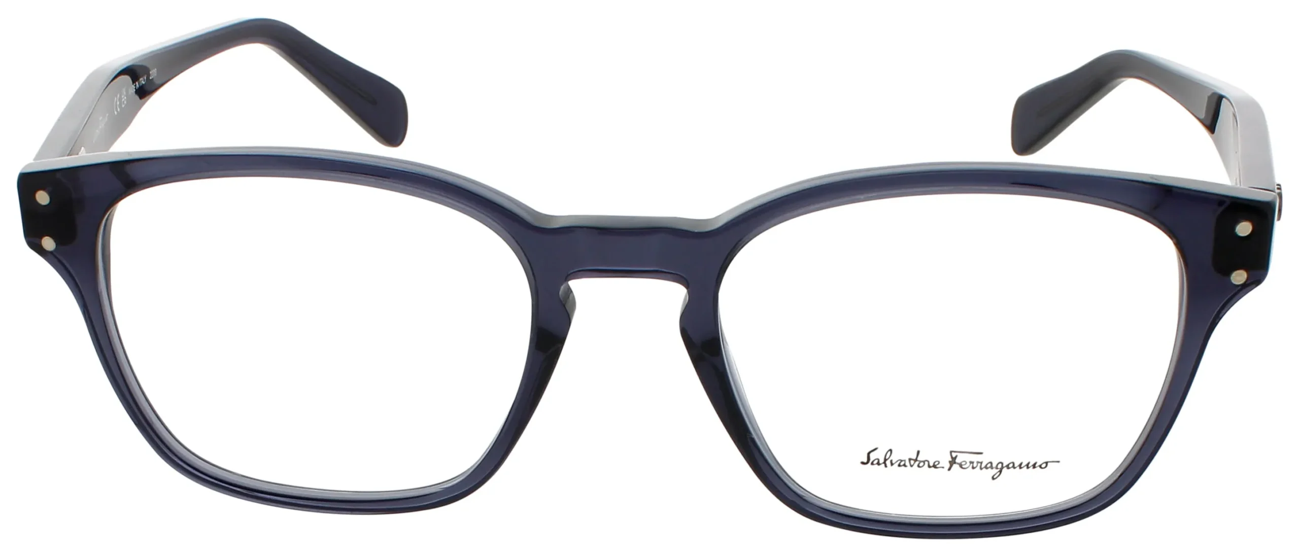 Salvatore Ferragamo SF2925 420 Eyeglasses Crystal Navy 52mm Men 2