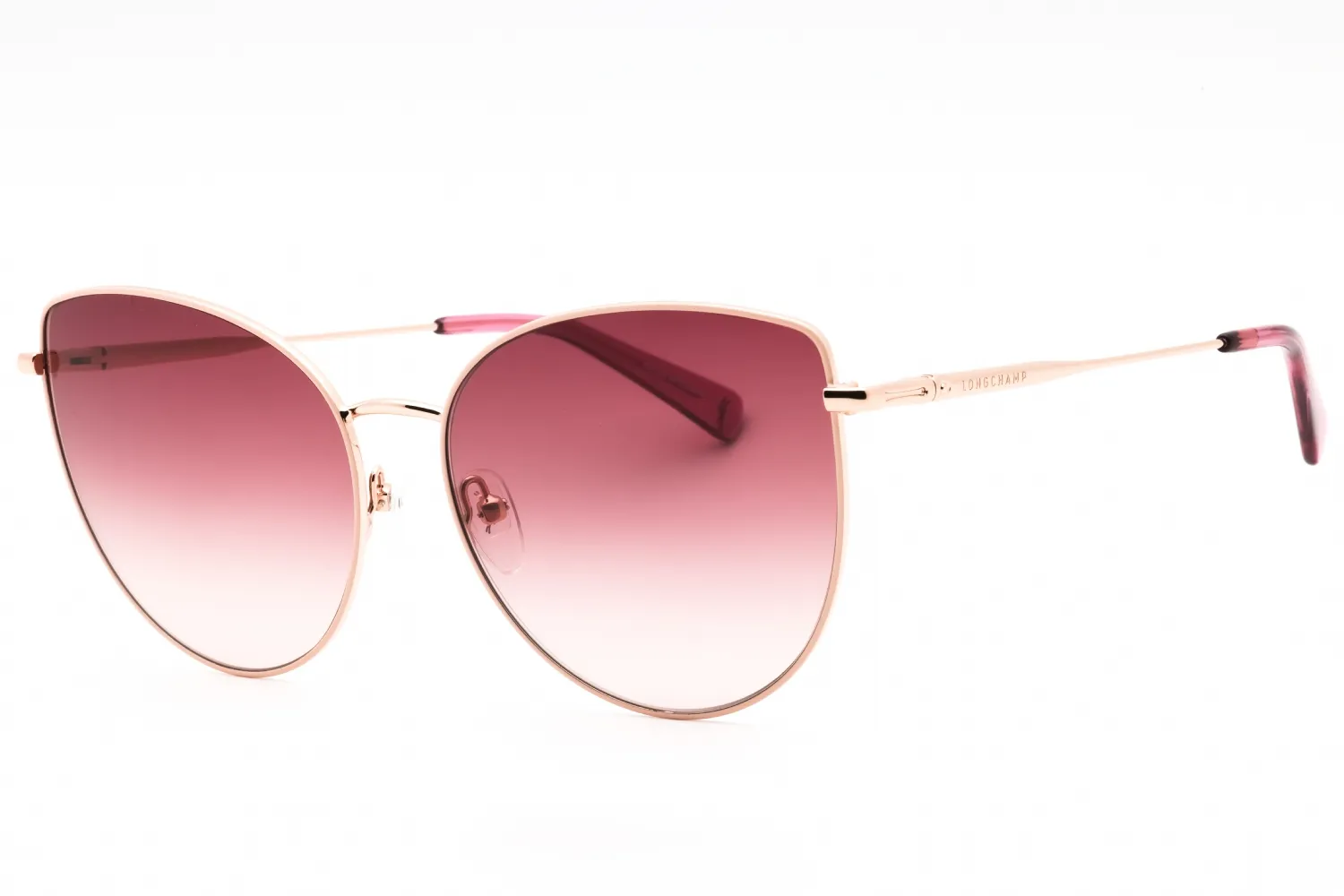 Longchamp LO158S 729 Sunglasses Rose Gold 60mm Women