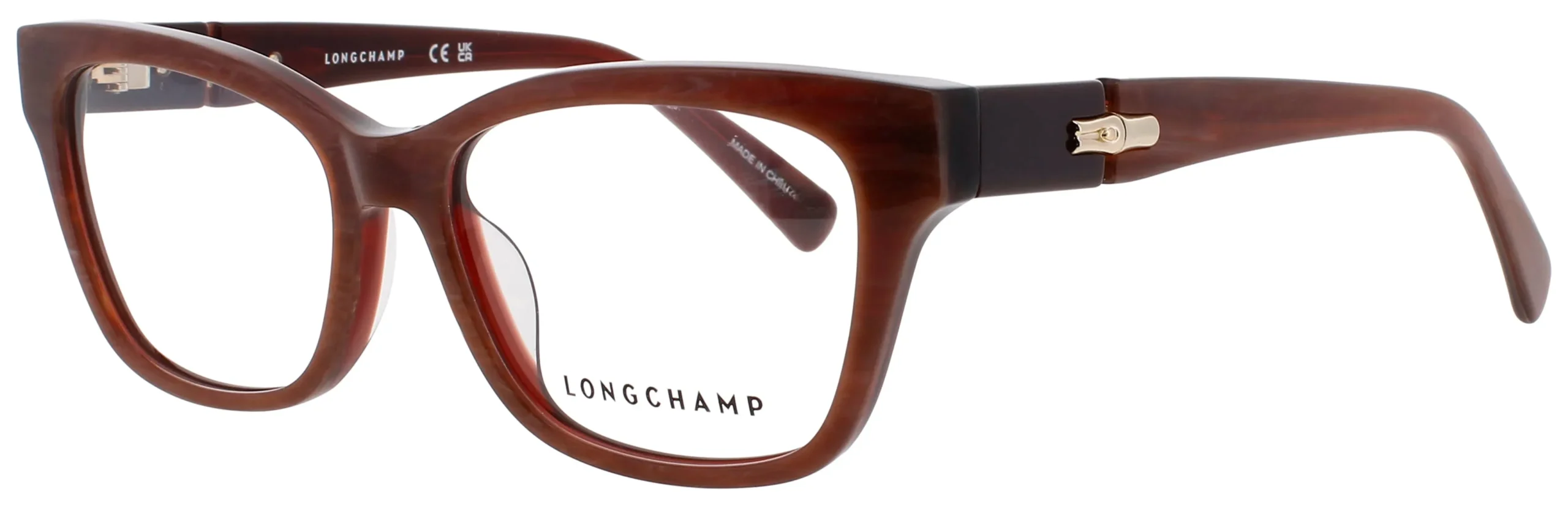 Longchamp LO2697 604 Eyeglasses Red Marble 53mm Women