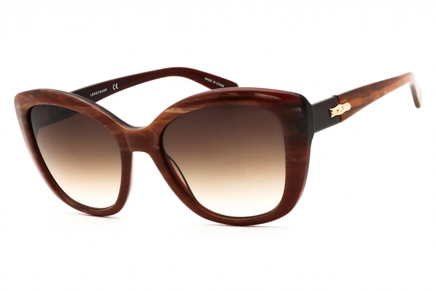 Longchamp LO714S 604 Sunglasses Red Marble 54mm Women