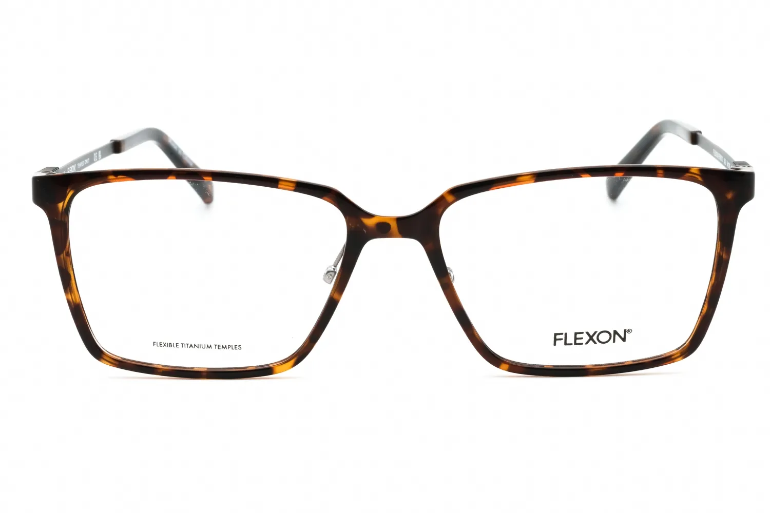 Flexon FLEXON EP8010 242 Eyeglasses Dark Tortoise 54mm Men 2
