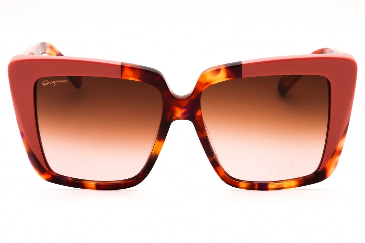 Salvatore Ferragamo SF1060S 641 Sunglasses Red Tortoise 55mm Women 2