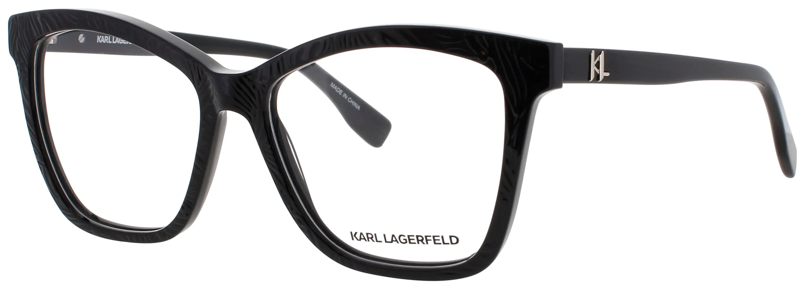 Karl Lagerfeld KL6094 007 Eyeglasses Textured Black 54mm Women