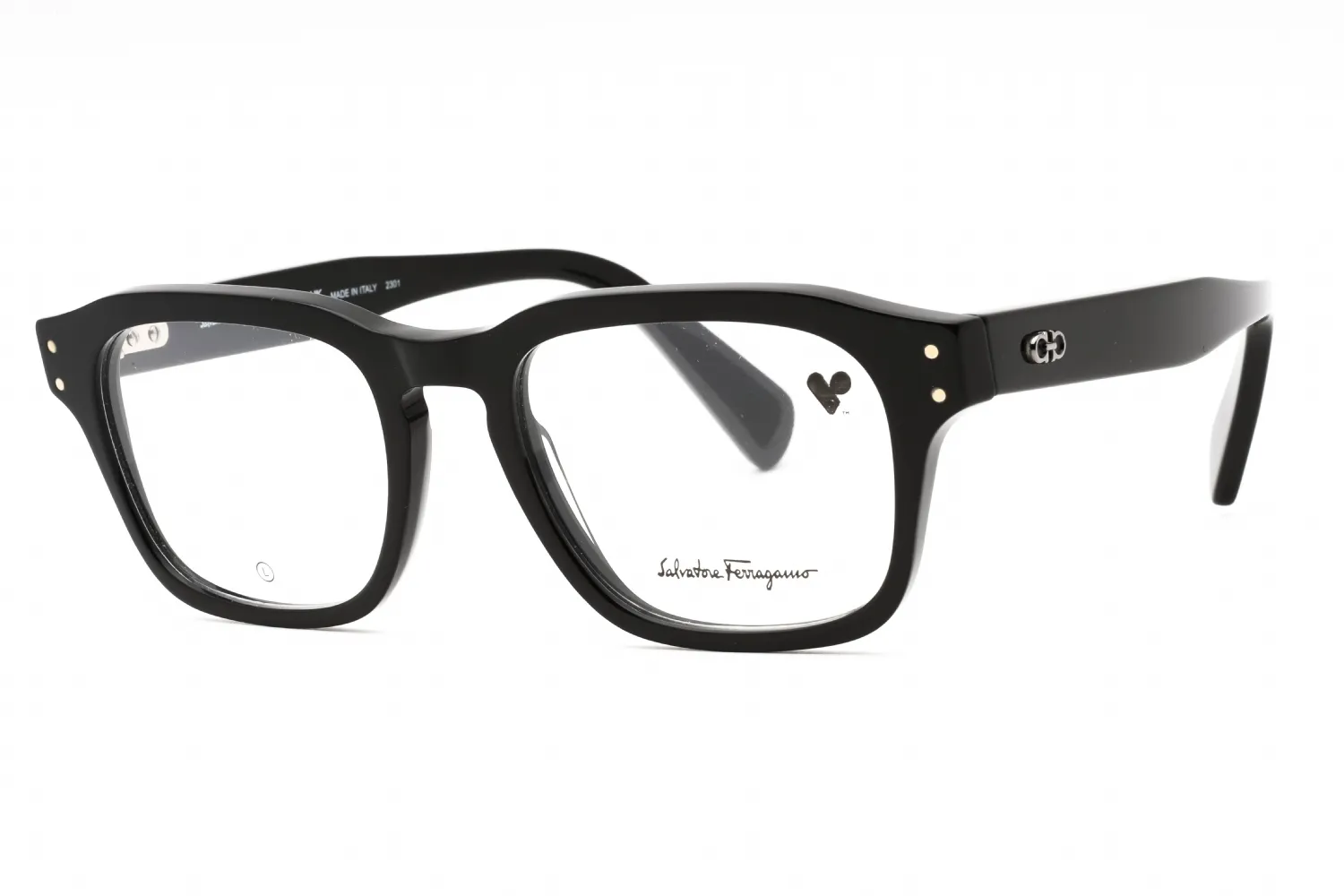 Salvatore Ferragamo SF2958 001 Eyeglasses Black 52mm Men