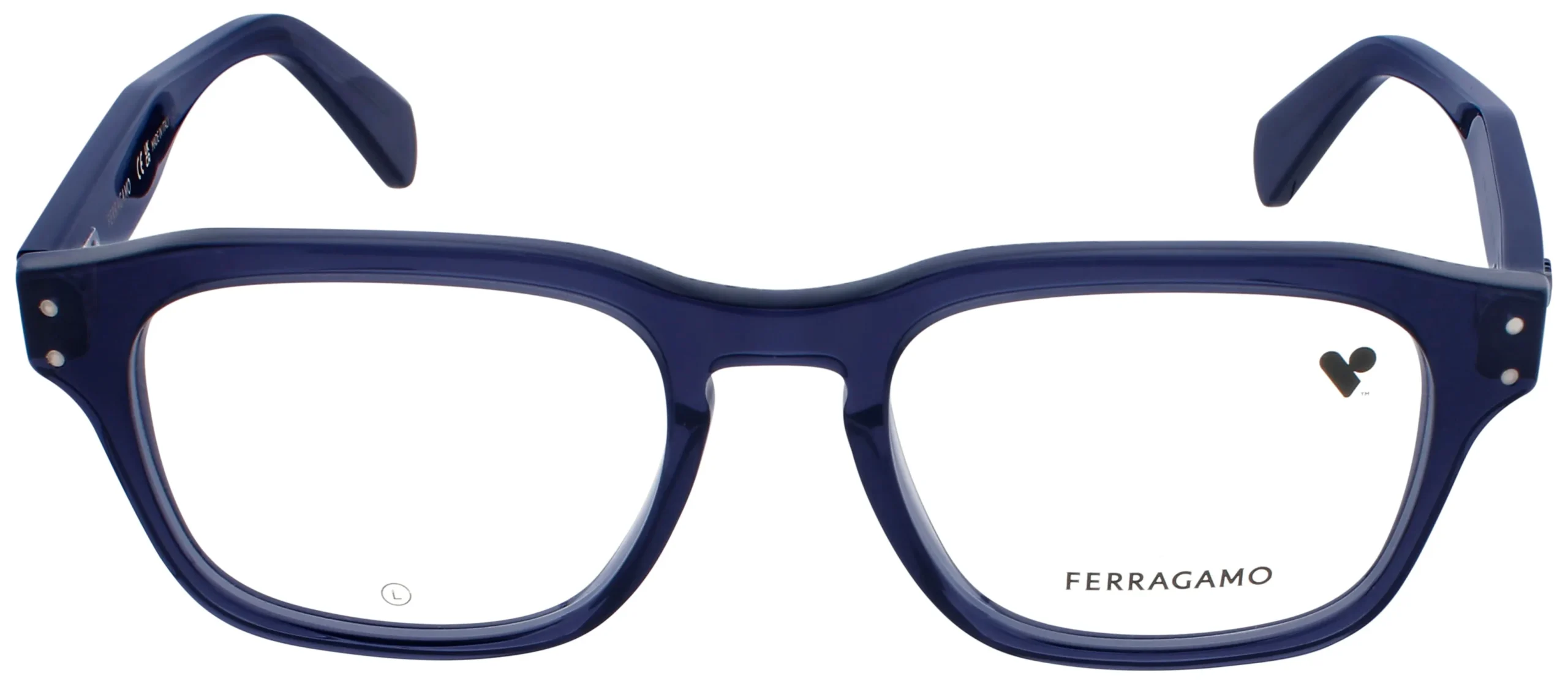 Salvatore Ferragamo SF2958 420 Eyeglasses Crystal Navy 52mm Men 2