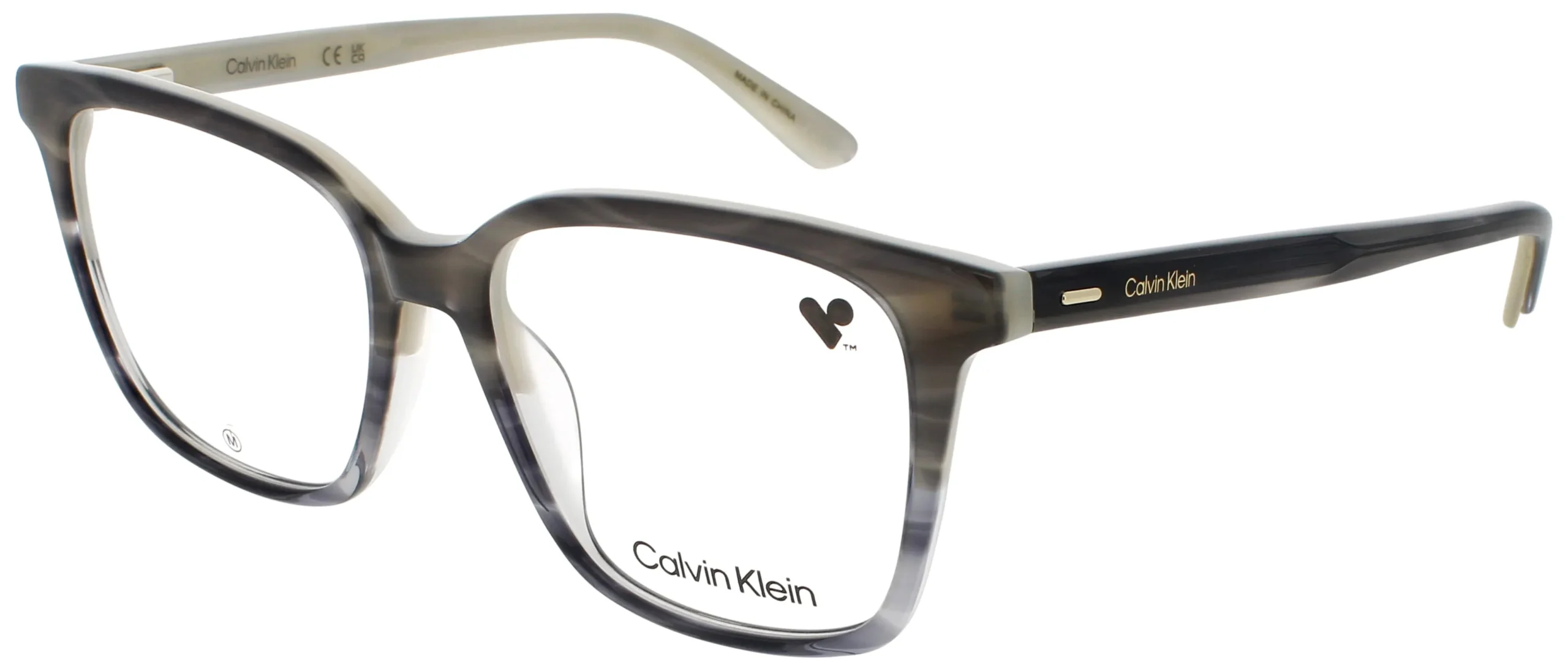 Calvin Klein CK22540 023 Eyeglasses Striped Grey 51mm Women
