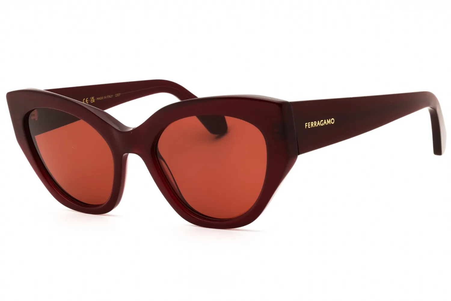 Salvatore Ferragamo SF1107S 653 Sunglasses Opaline Wine 55mm Women