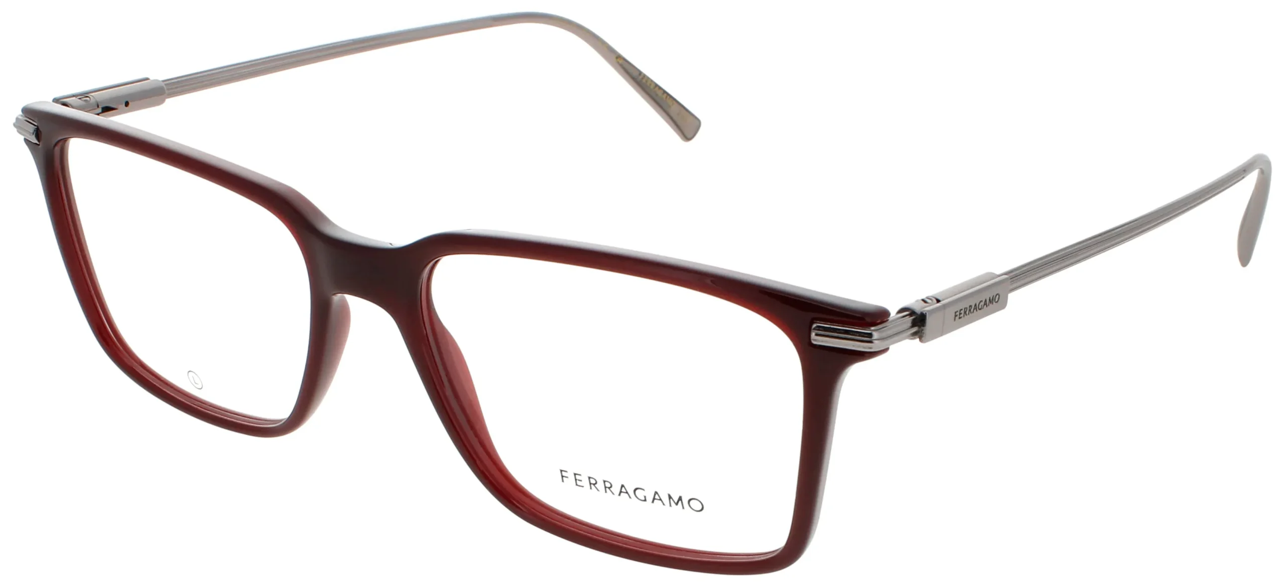 Salvatore Ferragamo SF2977 653 Eyeglasses Opaline Wine 53mm Men
