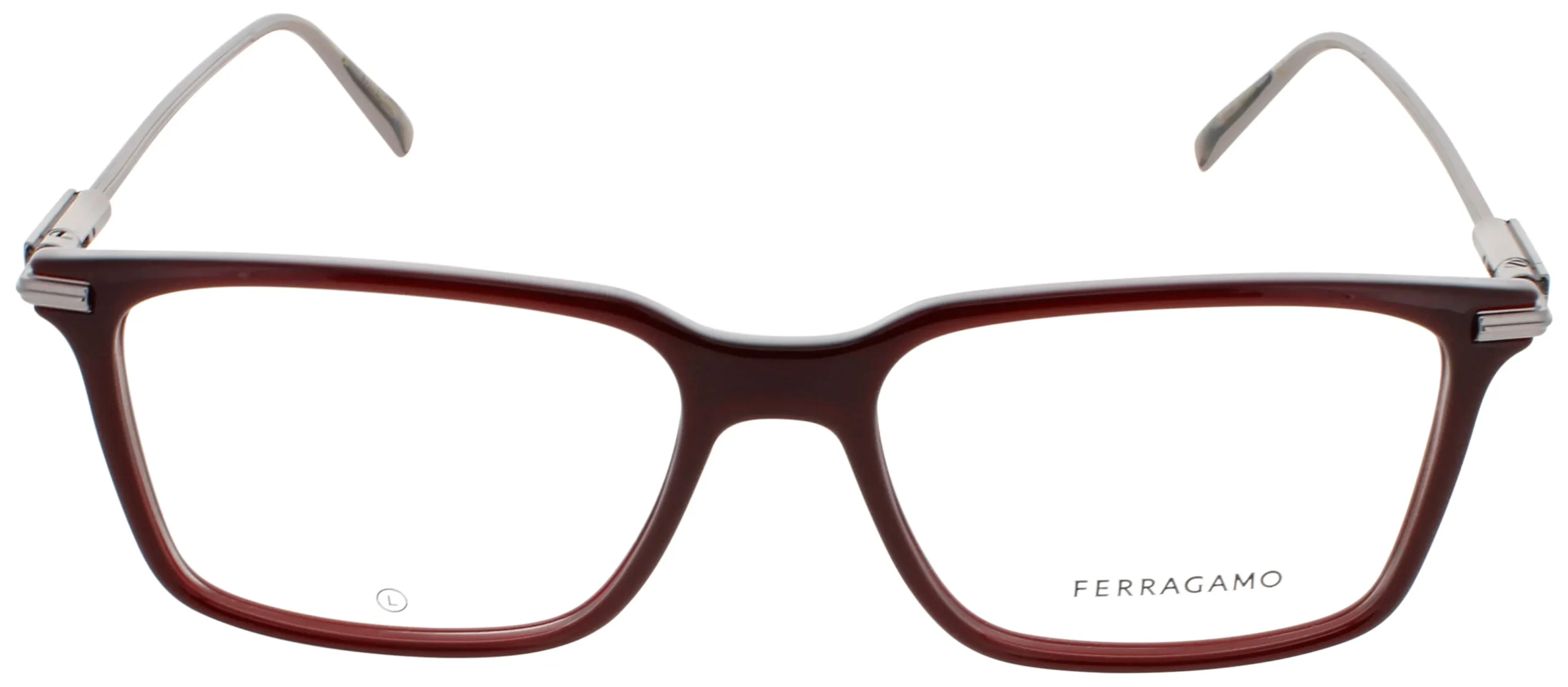 Salvatore Ferragamo SF2977 653 Eyeglasses Opaline Wine 53mm Men 2