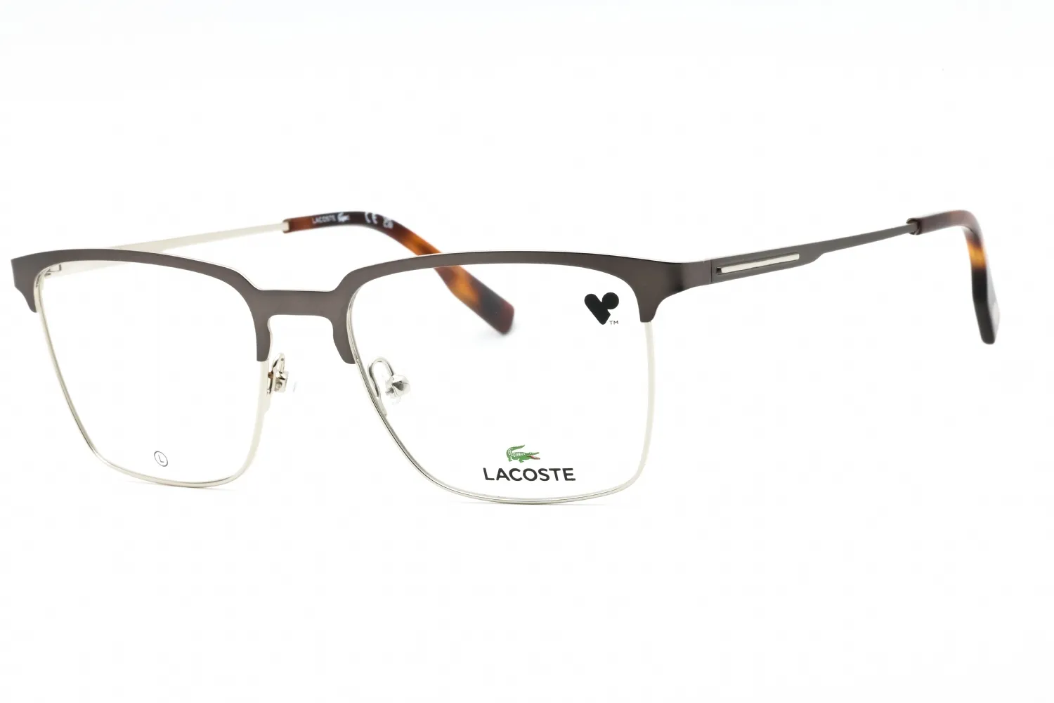 Lacoste L2295 033 Eyeglasses Matte Gunmetal 53mm Men