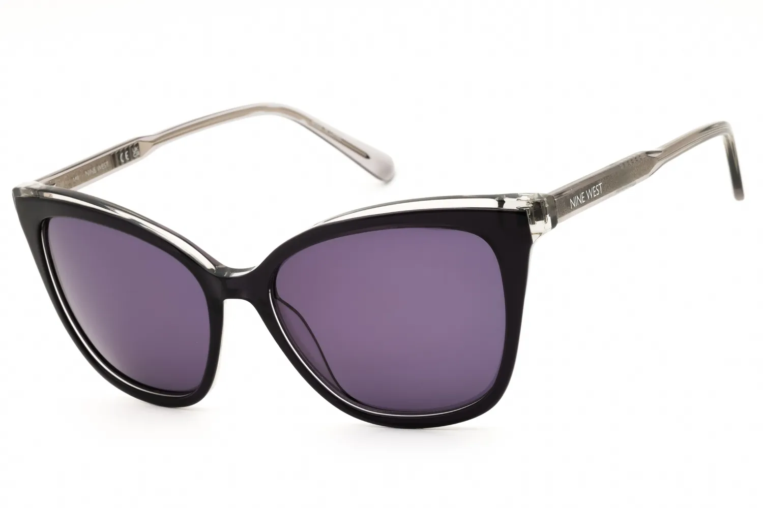 Nine West NW660S 016 Sunglasses Grey 55mm Women