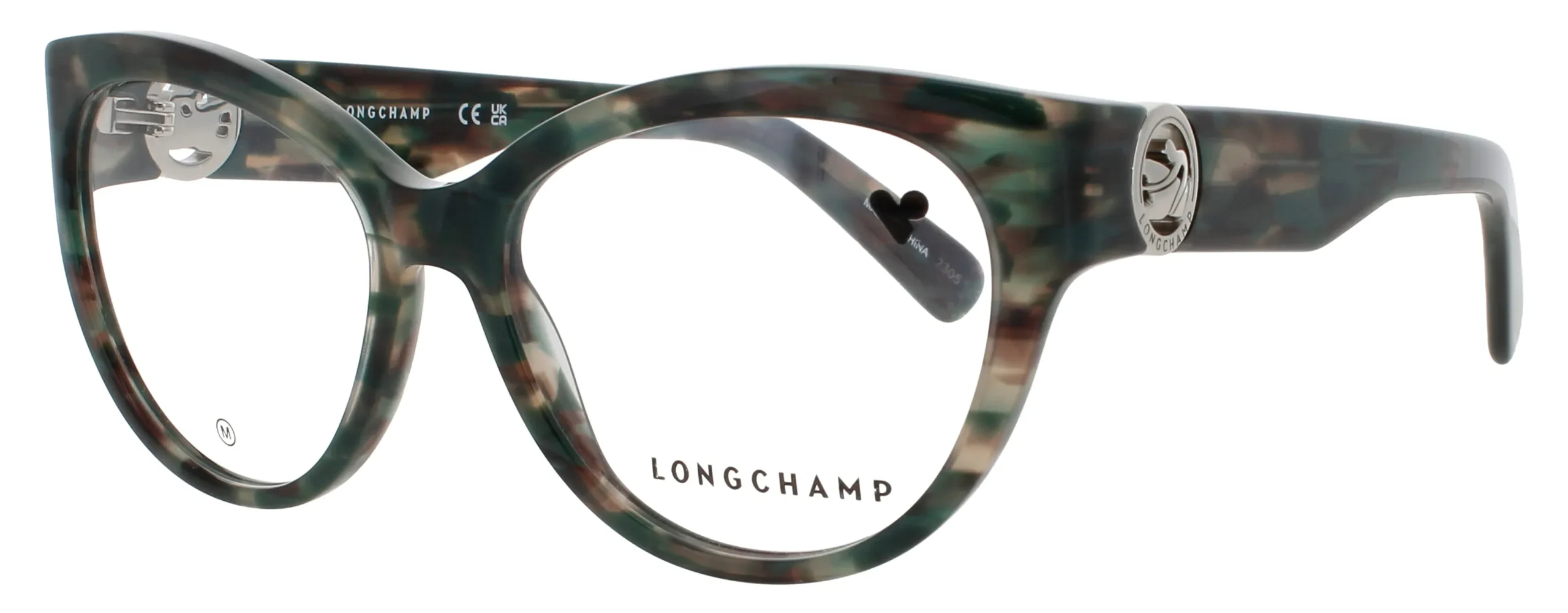 Longchamp LO2728 306 Eyeglasses Textured Green 53mm Women