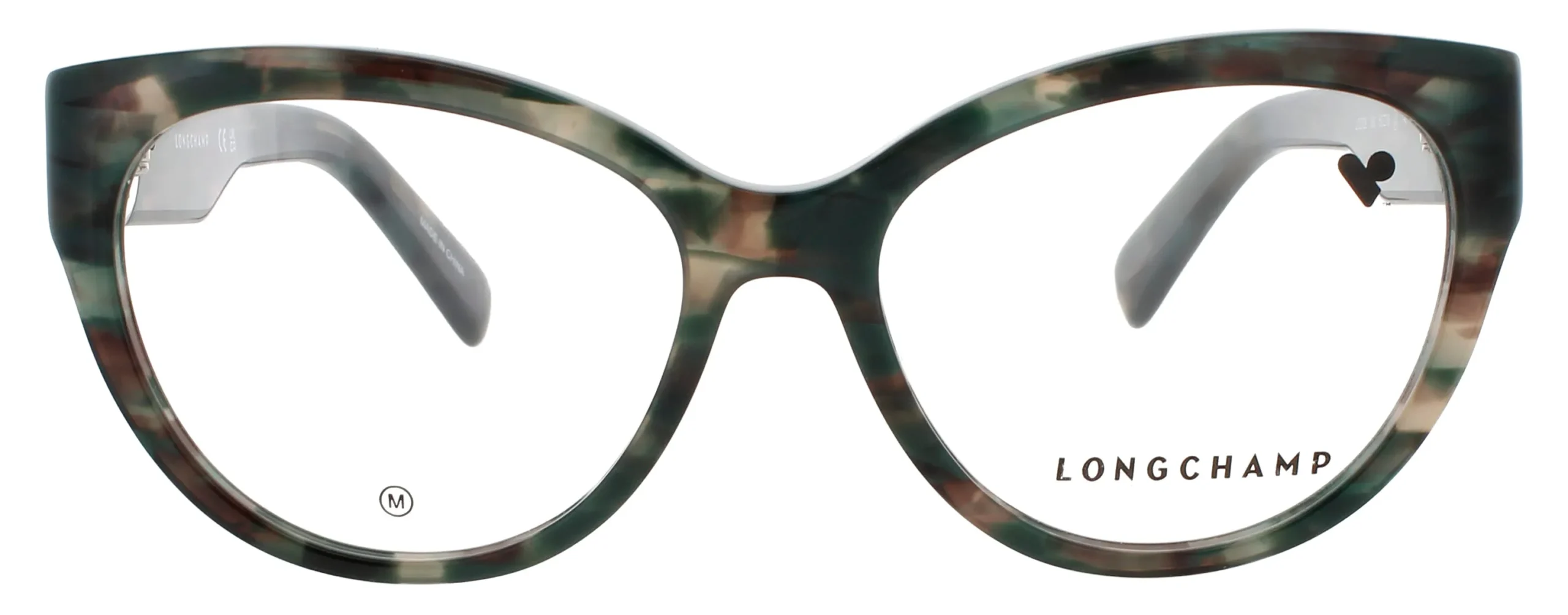 Longchamp LO2728 306 Eyeglasses Textured Green 53mm Women 2
