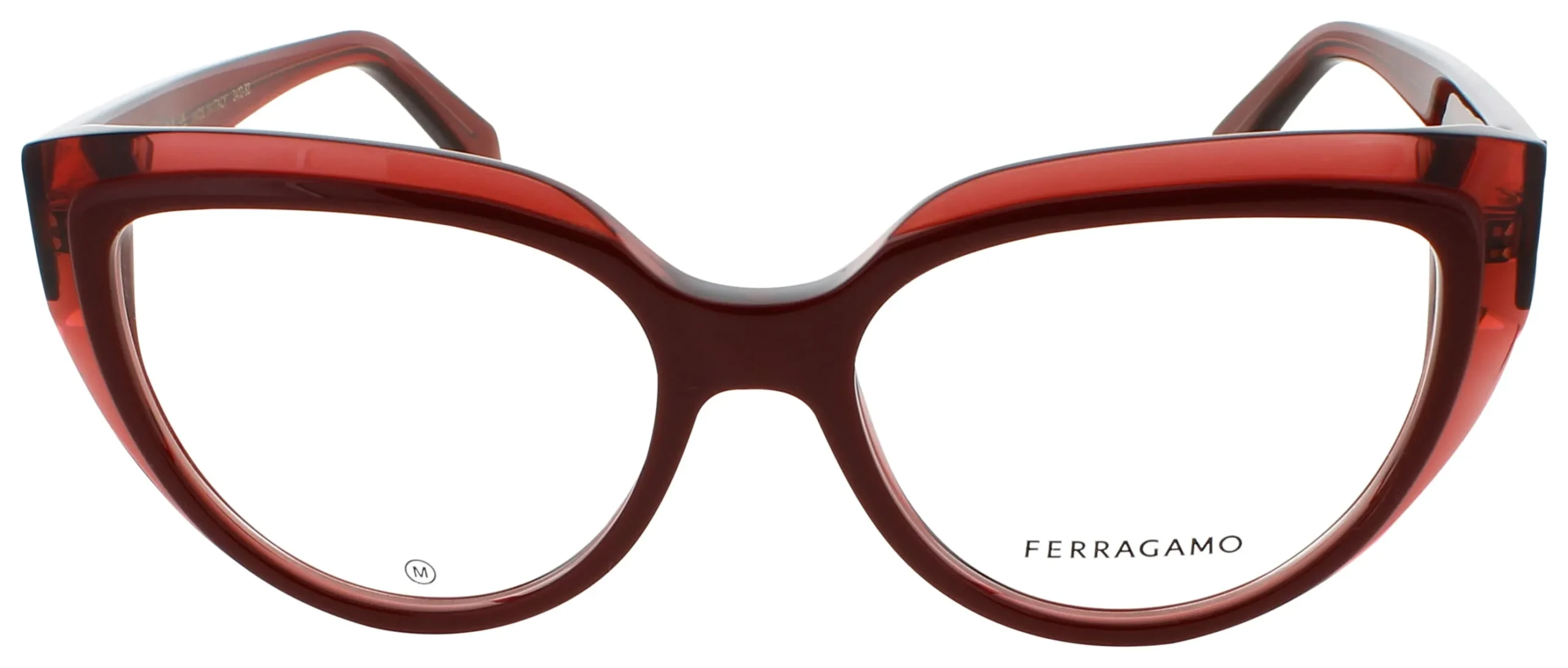Salvatore Ferragamo SF2984 613 Eyeglasses Transparent Red 53mm Men 2