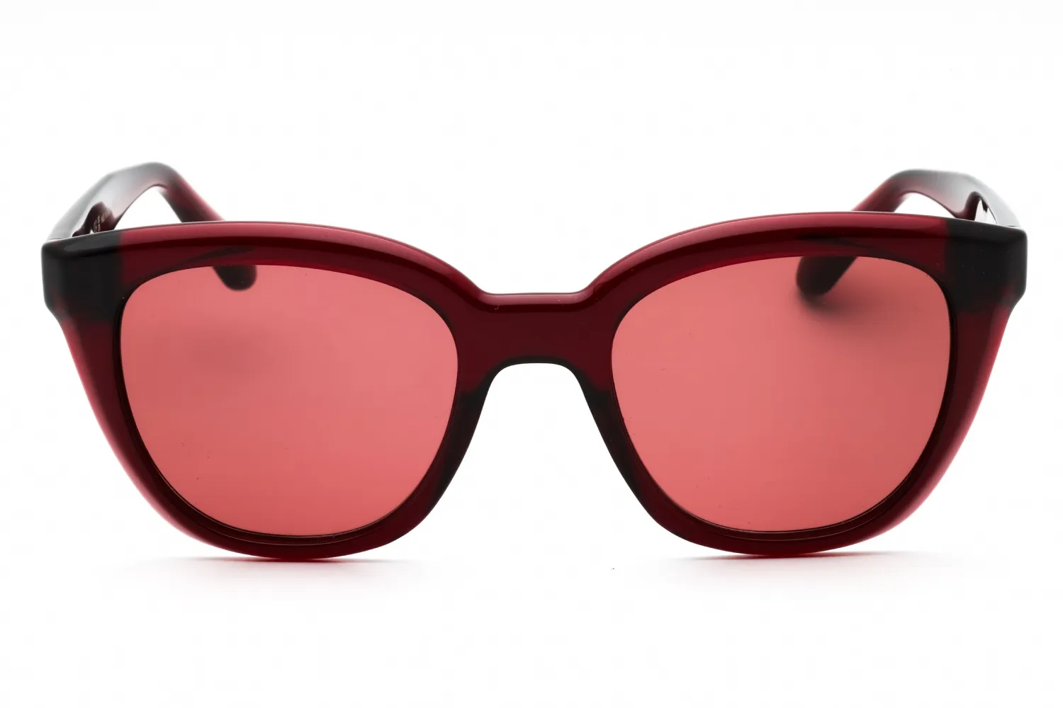 Salvatore Ferragamo SF2000S 616 Sunglasses Transparent Red 52mm Women 2
