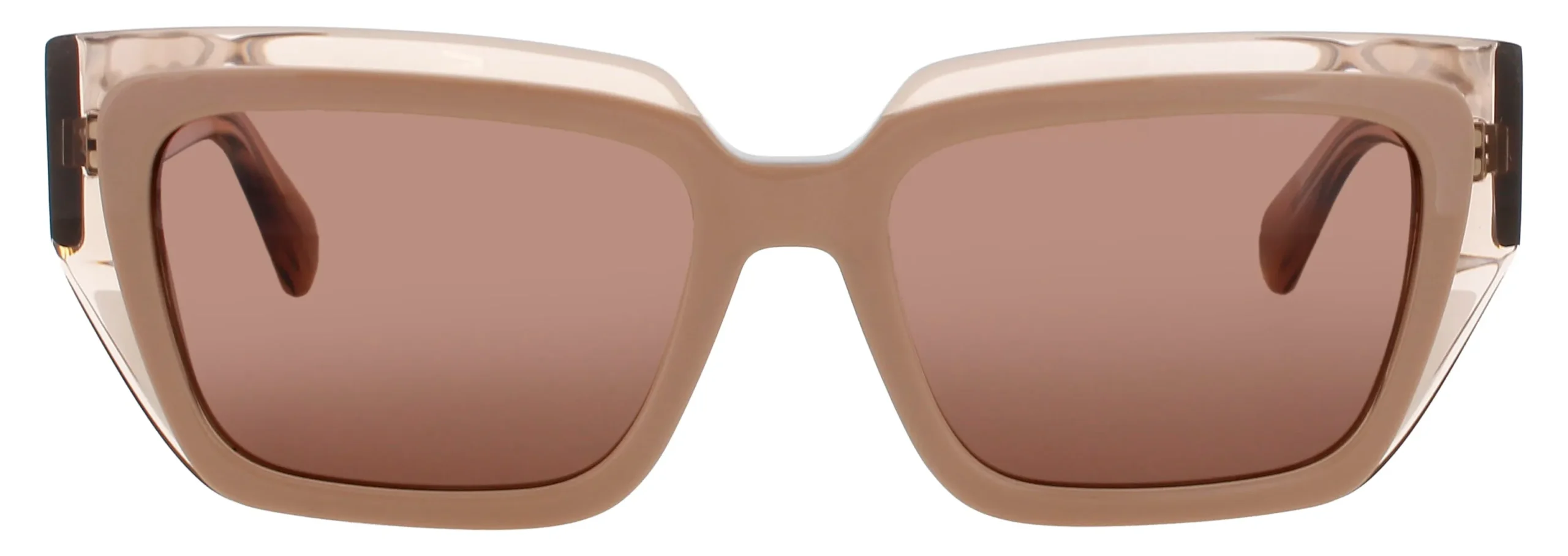 Salvatore Ferragamo SF2002S 265 Sunglasses Transparent Nude 55mm Women 2