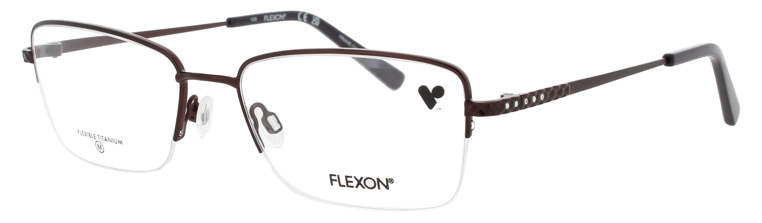 Marchon W3043 505 Eyeglasses Satin Plum 54mm Women