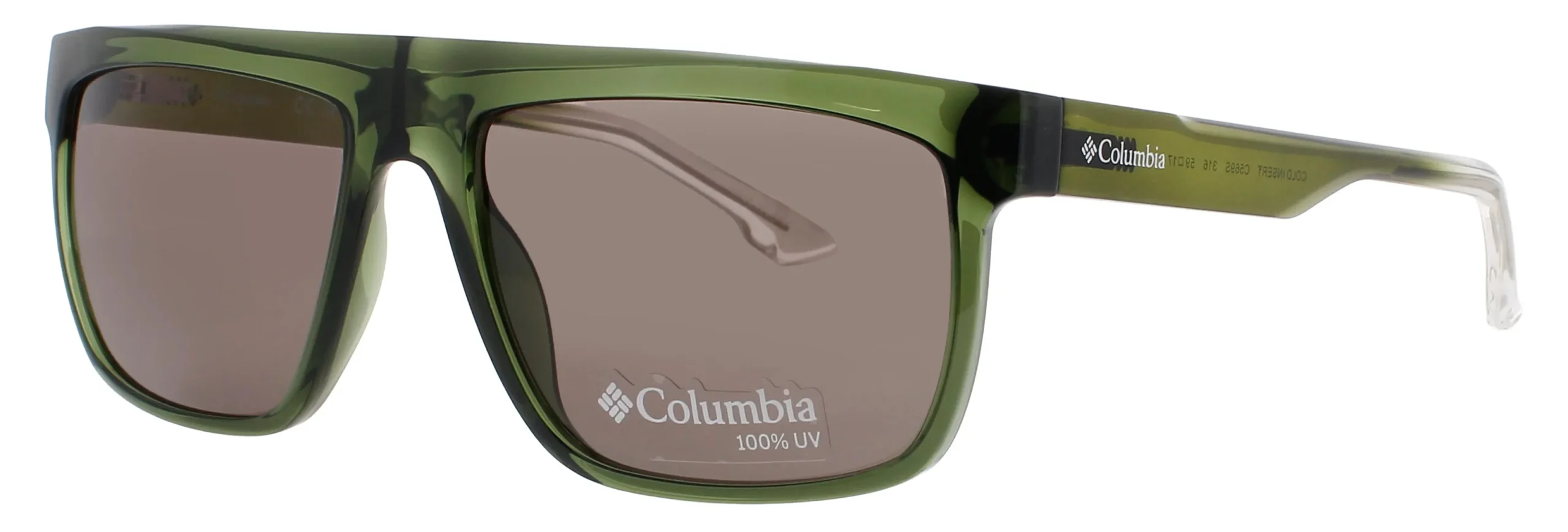Columbia C569S 316 Sunglasses Olive Crystal 59mm Men