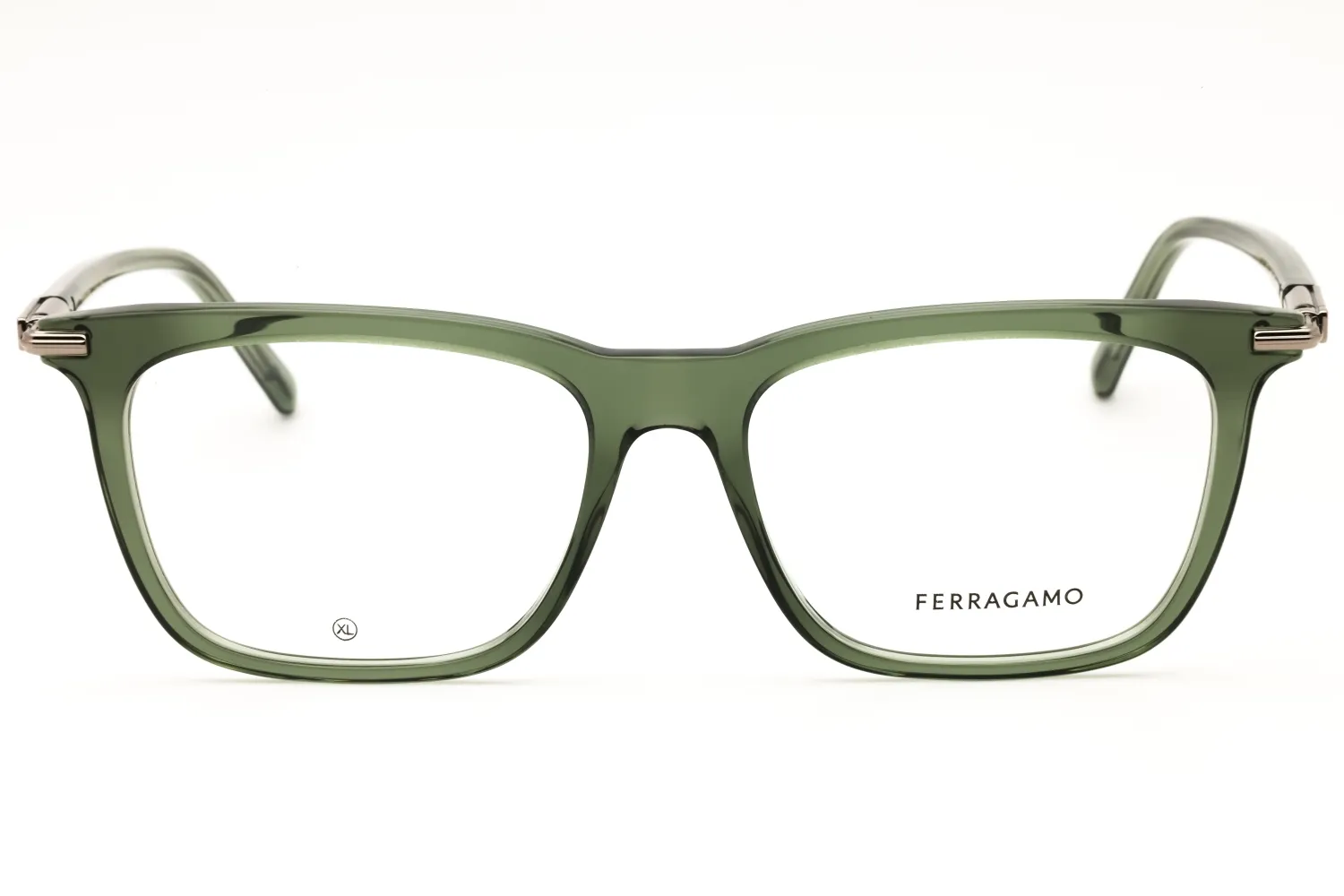 Salvatore Ferragamo SF3007 317 Eyeglasses Transparent Green 56mm Men 2