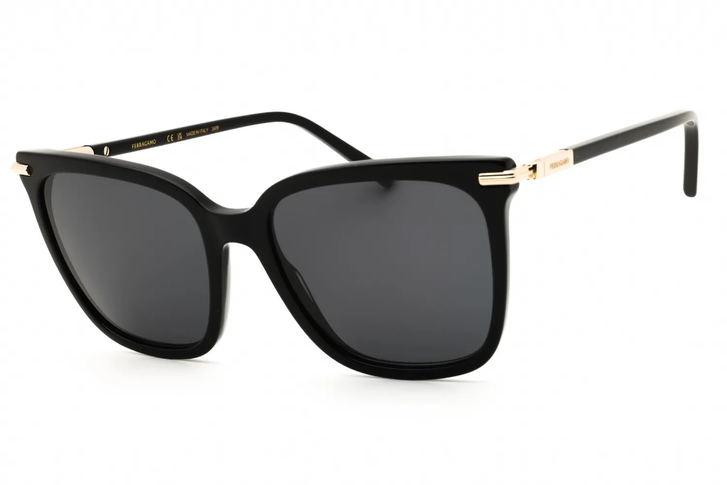 Salvatore Ferragamo SF2037S 001 Sunglasses Black 56mm Women