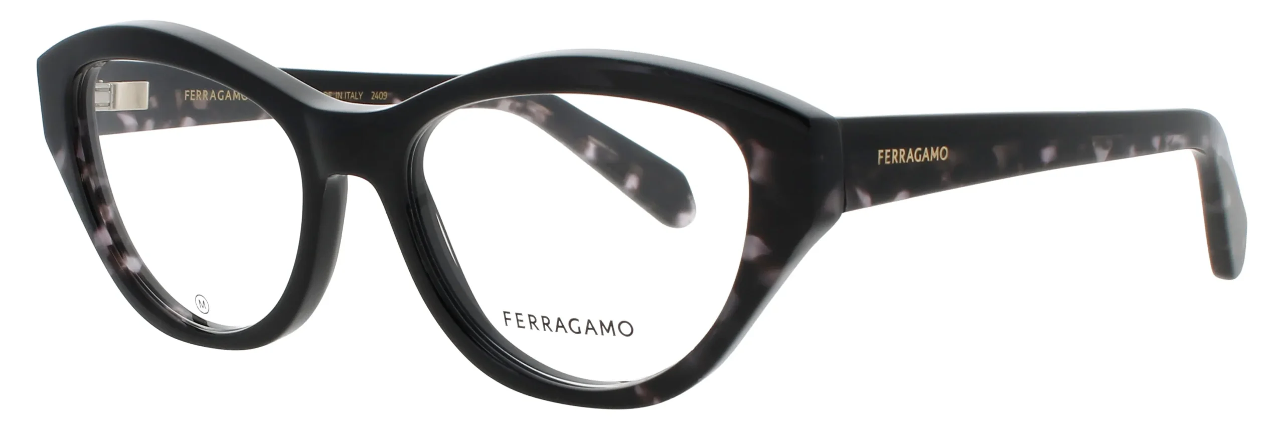 Salvatore Ferragamo SF3011 004 Eyeglasses Black 53mm Women
