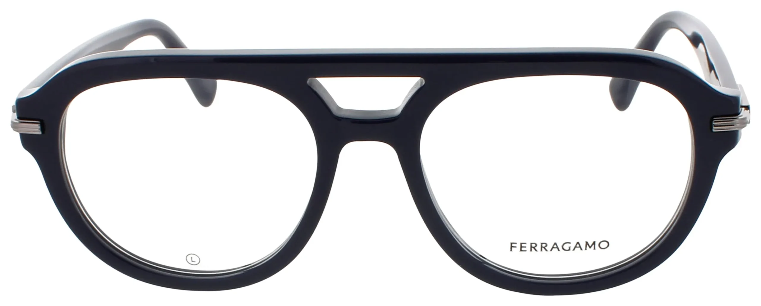 Salvatore Ferragamo SF3016 414 Eyeglasses Blue 54mm Unisex 2
