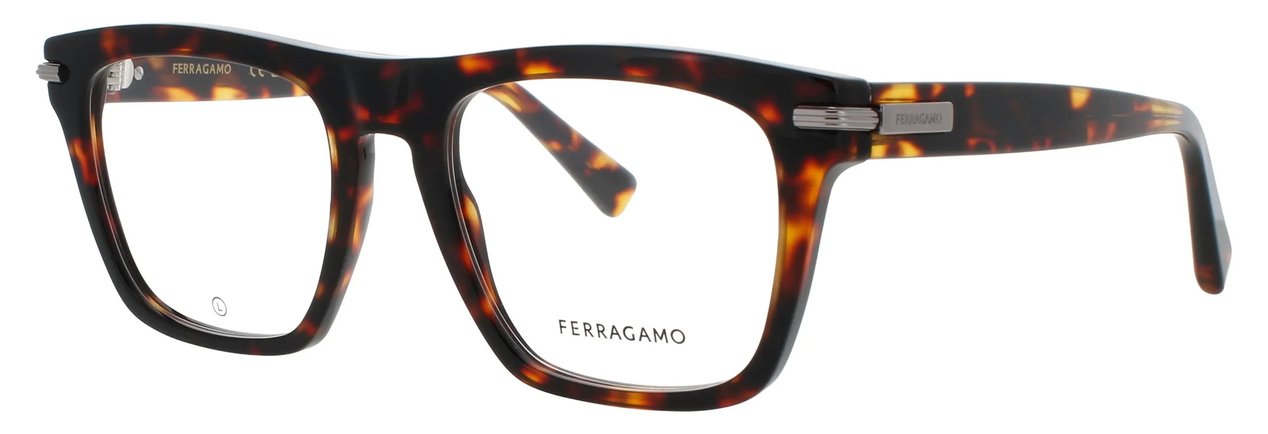 Salvatore Ferragamo SF3015 242 Eyeglasses Dark Tortoise 53mm Men