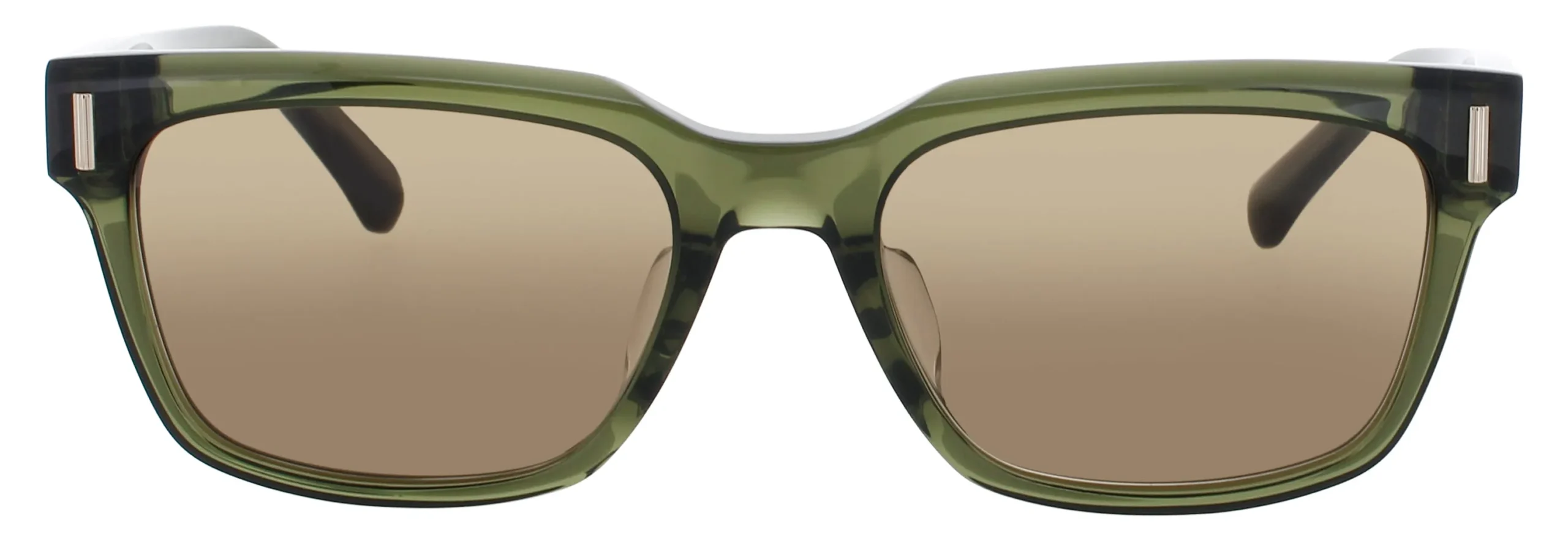 Salvatore Ferragamo SF2043SLB 320 Sunglasses Transparent Green 53mm Men 2