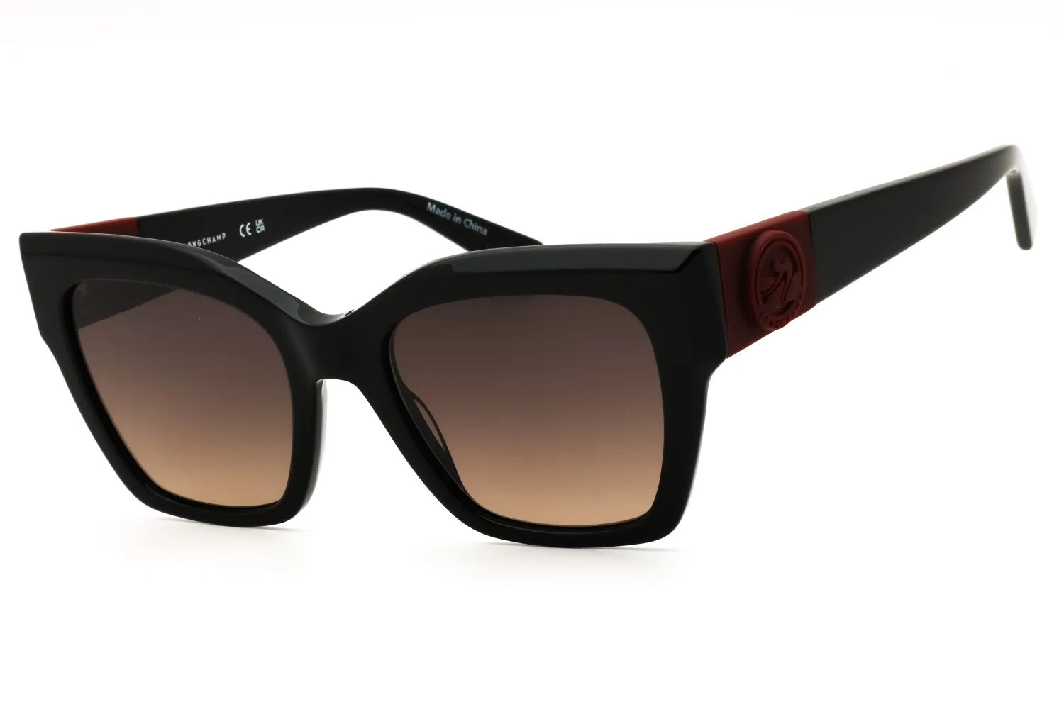Longchamp LO762S 001 Sunglasses Black 52mm Women