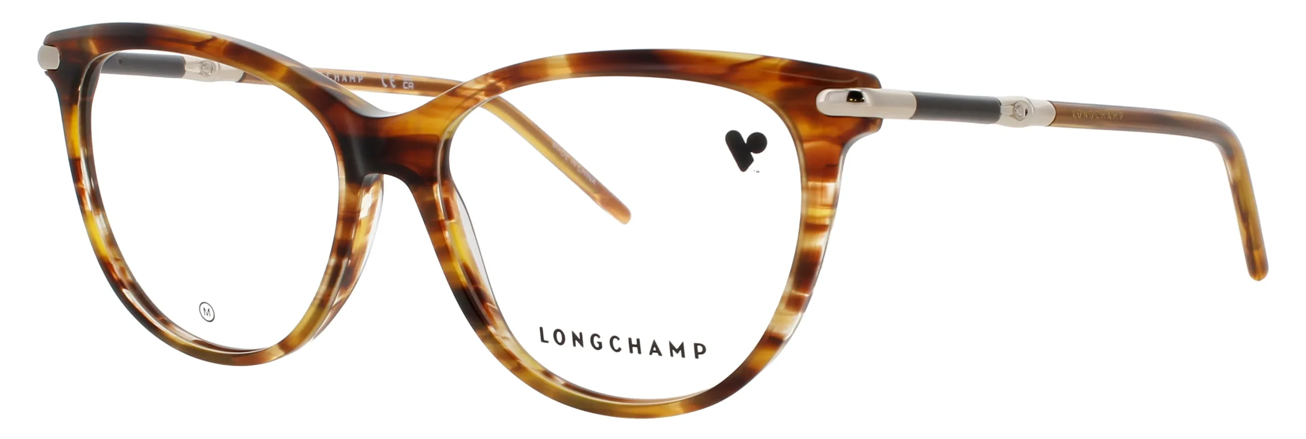 Longchamp LO2727 238 Eyeglasses Brown Horn 55mm Women