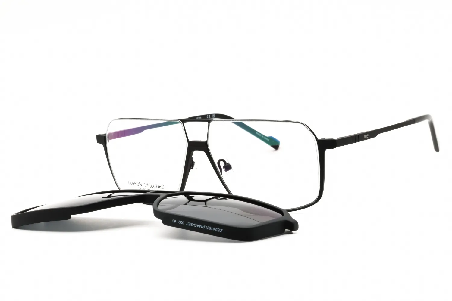 Zeiss ZS24157LP 002 Sunglasses Matte Black 57mm Men