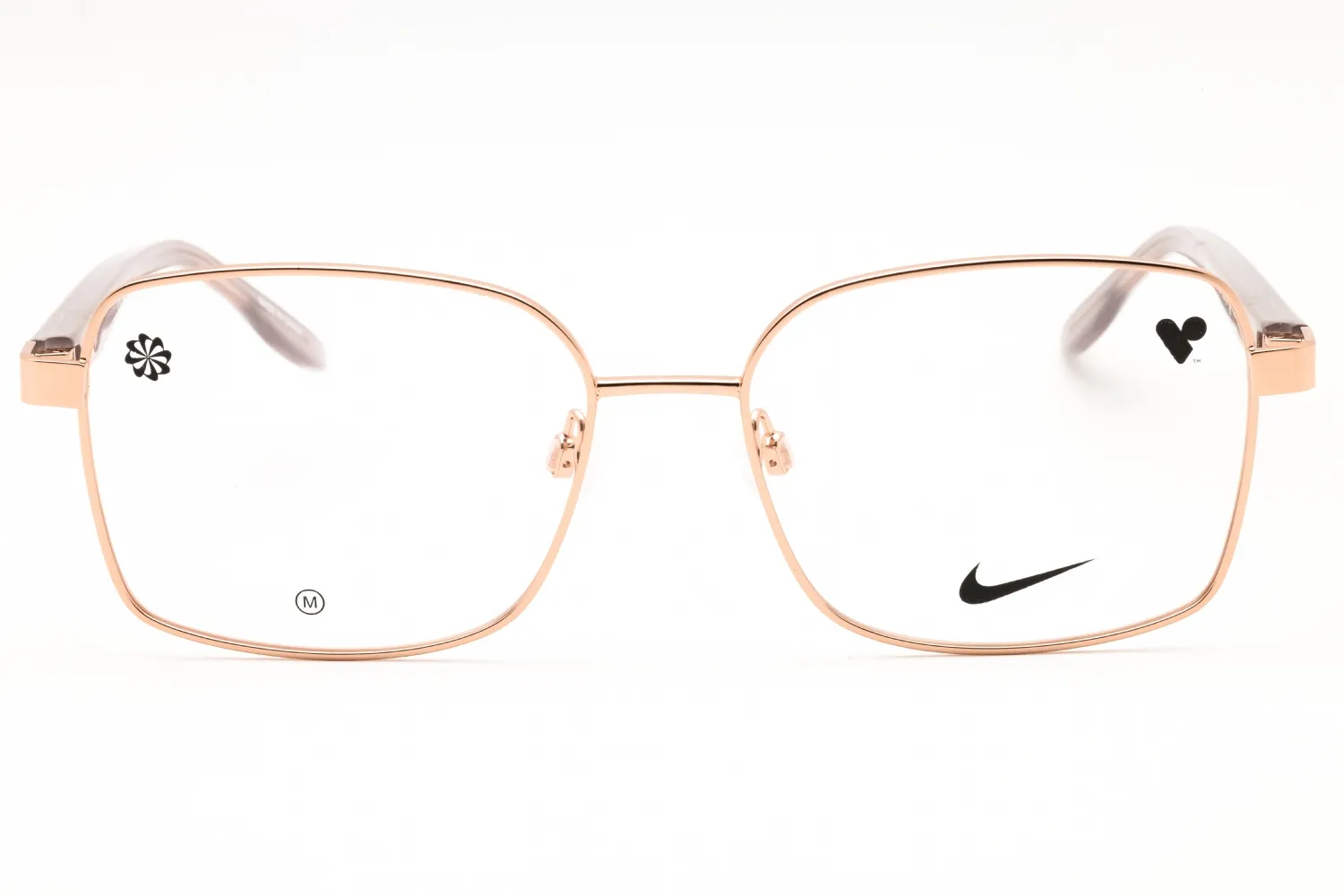 Nike NIKE 8401 780 Eyeglasses Shiny Rose Gold 53mm Women 2