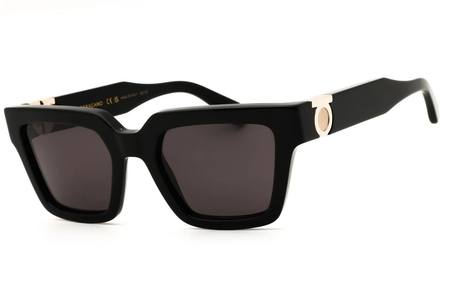 Salvatore Ferragamo SF2066S 001 Sunglasses Black 52mm Women
