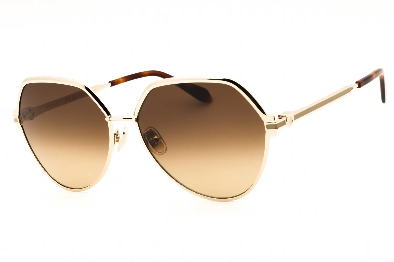 Salvatore Ferragamo SF325S 745 Sunglasses Gold 62mm Women