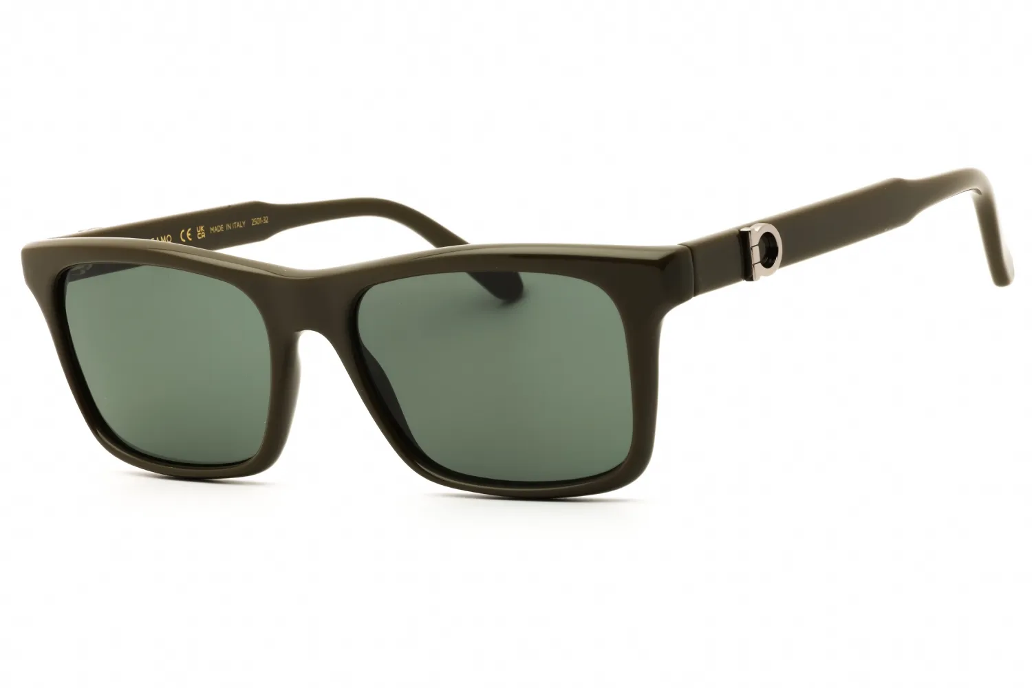 Salvatore Ferragamo SF2060SE 324 Sunglasses Dark Khaki 55mm Men