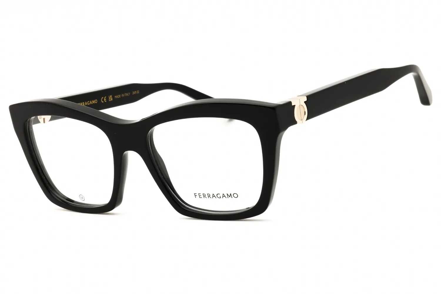 Salvatore Ferragamo SF3022 001 Eyeglasses Black 53mm Women