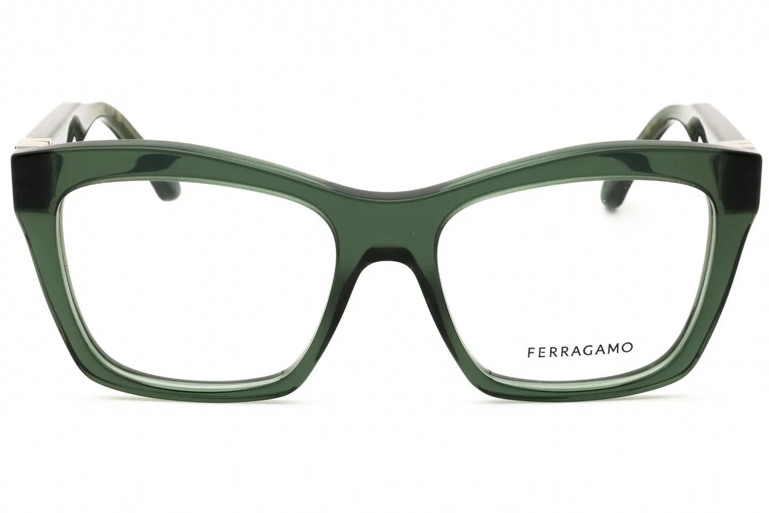 Salvatore Ferragamo SF3022 320 Eyeglasses Transparent Khaki 53mm Women 2