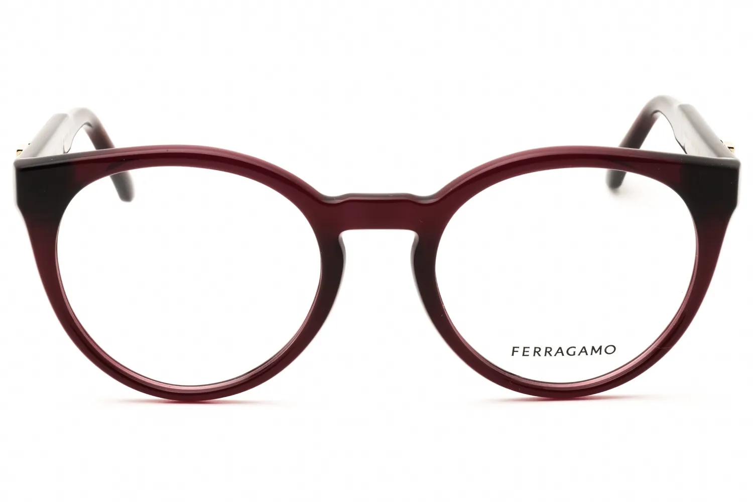 Salvatore Ferragamo SF3032E 612 Eyeglasses Transparent Burgundy 51mm Women 2