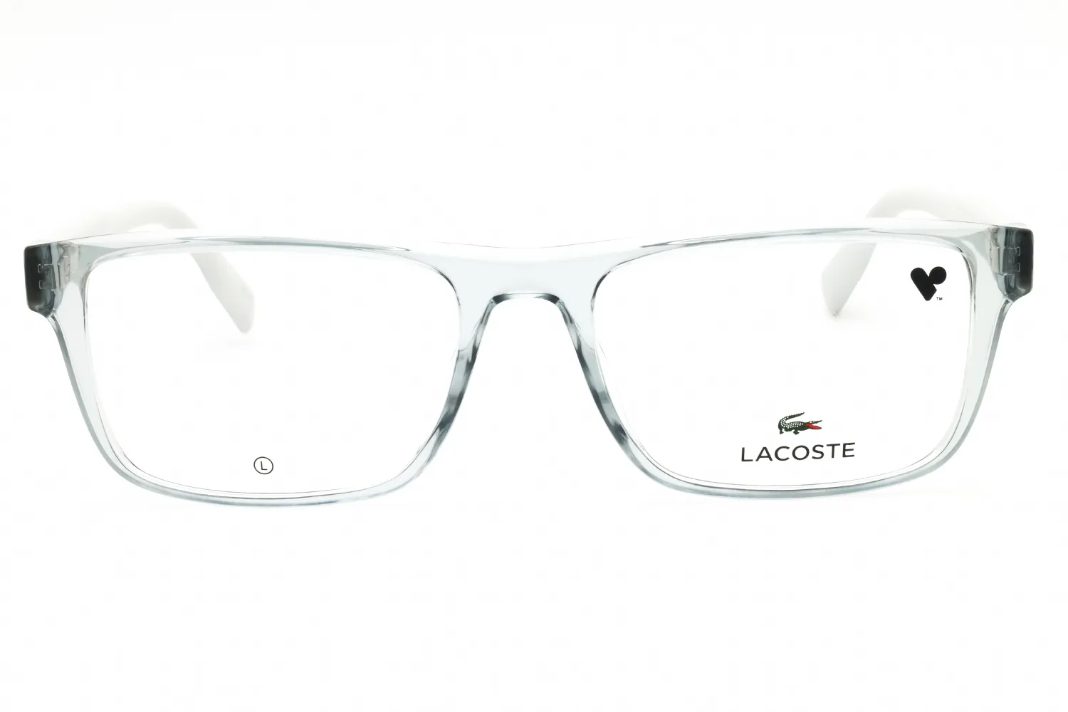 Lacoste L2973 035 Eyeglasses Transparent Grey 56mm Men 2
