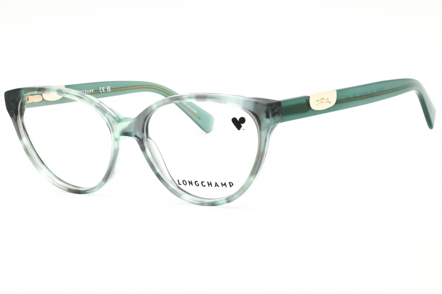 Longchamp LO2764 410 Eyeglasses Textured Azure 53mm Women