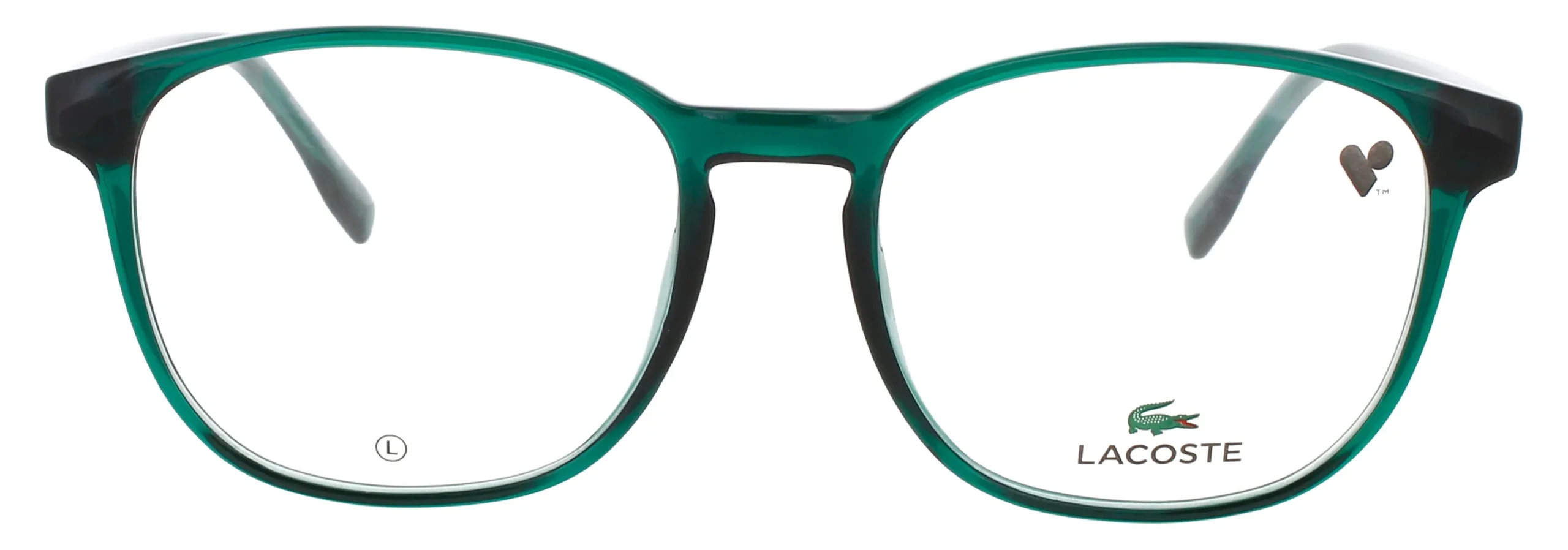 Lacoste L2975 301 Eyeglasses Transparent Green 54mm Men 2