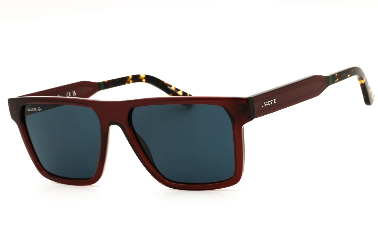 Lacoste L6059S 601 Sunglasses Transparent Burgundy 56mm Men