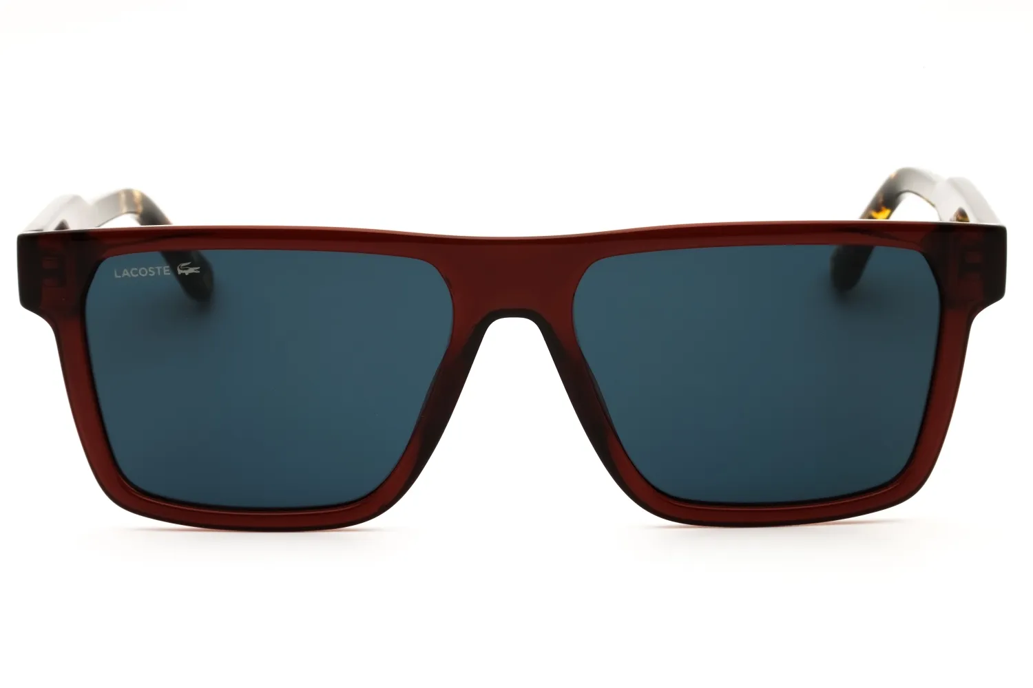 Lacoste L6059S 601 Sunglasses Transparent Burgundy 56mm Men 2