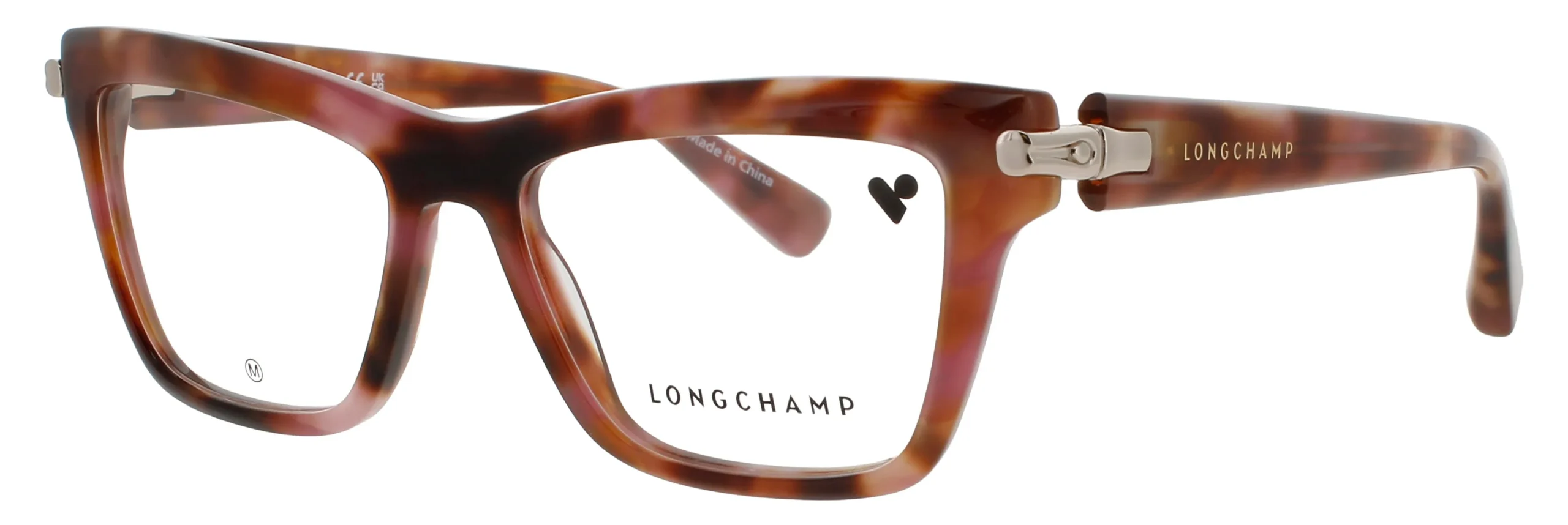 Longchamp LO2766 690 Eyeglasses Rose Havana 53mm Women