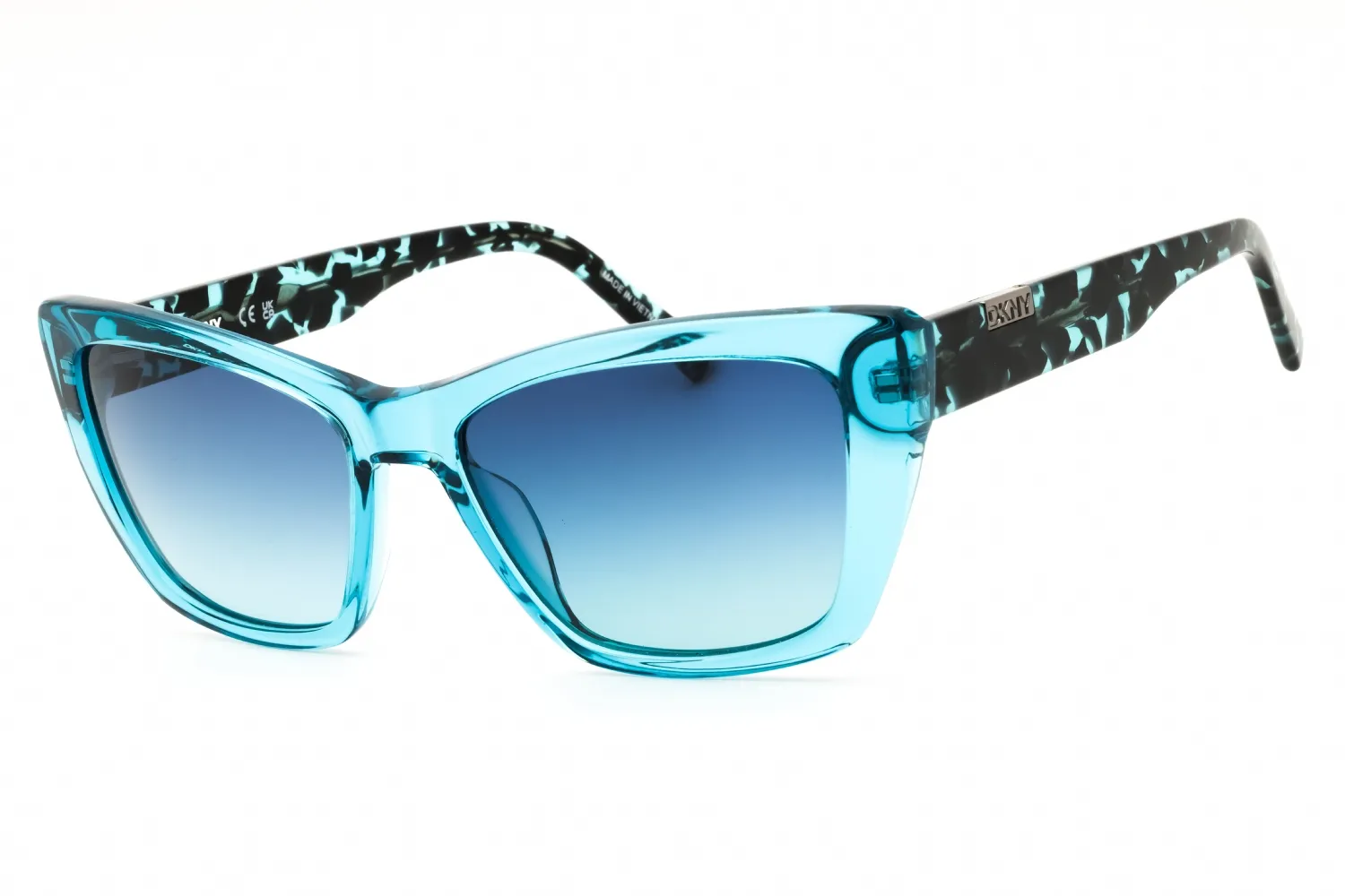 DKNY DK554S 430 Sunglasses Crystal Turquoise 54mm Women