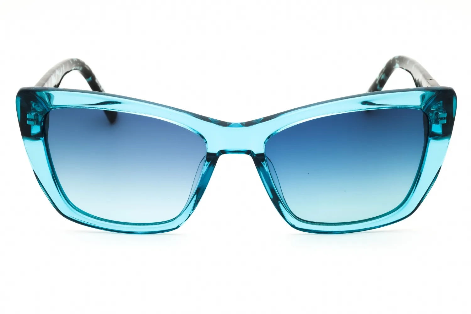 DKNY DK554S 430 Sunglasses Crystal Turquoise 54mm Women 2