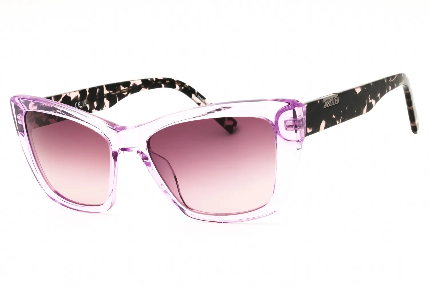 DKNY DK554S 520 Sunglasses Crystal Lilac 54mm Women